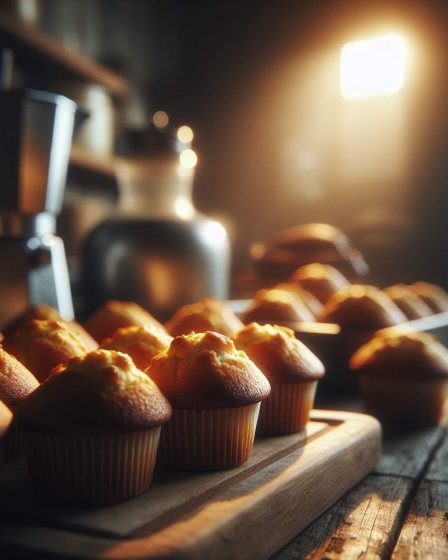El molde para muffins